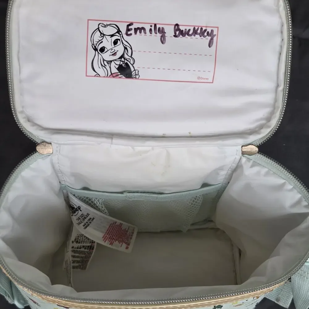 Disney Store Animators Collection Mint Green Girl's Backpack & Lunch Tote Set
